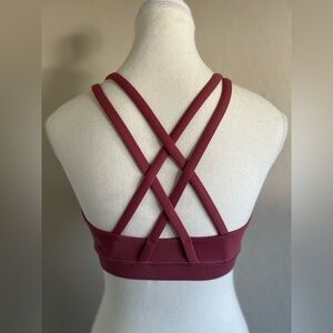 PELOTON x LULULEMON Energy Bra Together We Go Far EUC
